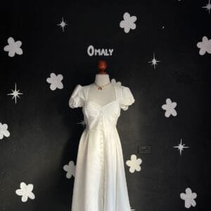 Vestido Sofia Con Botones